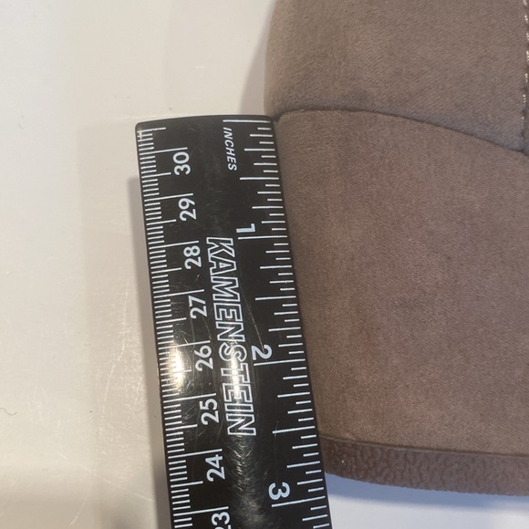 NWT & Vintage Route 66 Taupe Wedge Faux Suede Bootie - Picture 9 of 9